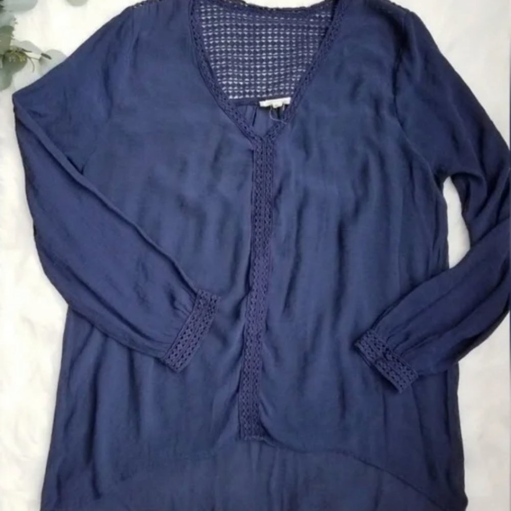 🌼 PERCH by BLU PEPPER High Low Blouse 3X